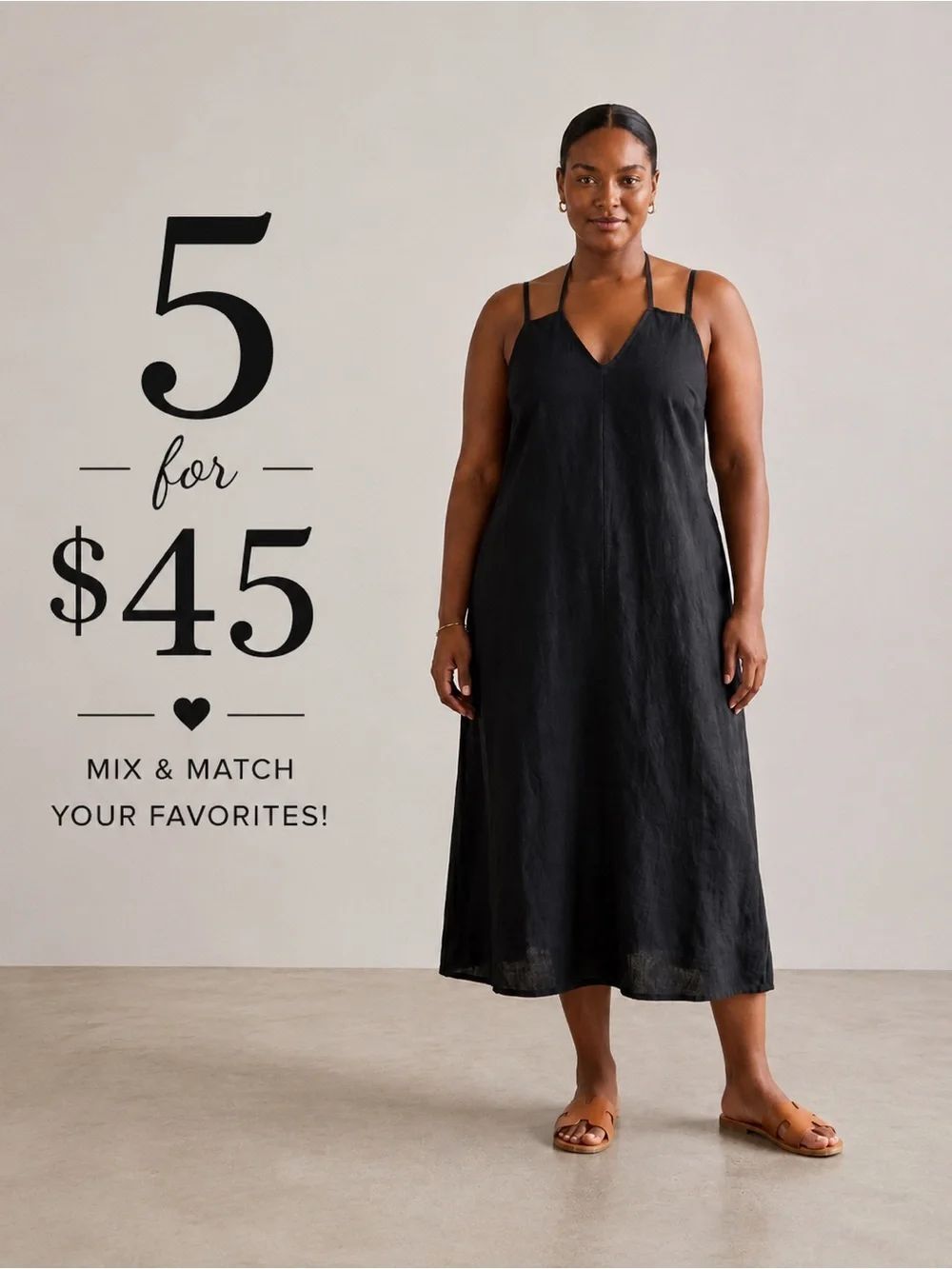 🎉5 for $45🎉 NWT Universal thread dress linen blend size S
